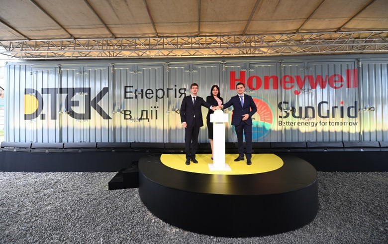 DTEK inaugurates Ukraine's 1st industrial energy storage system