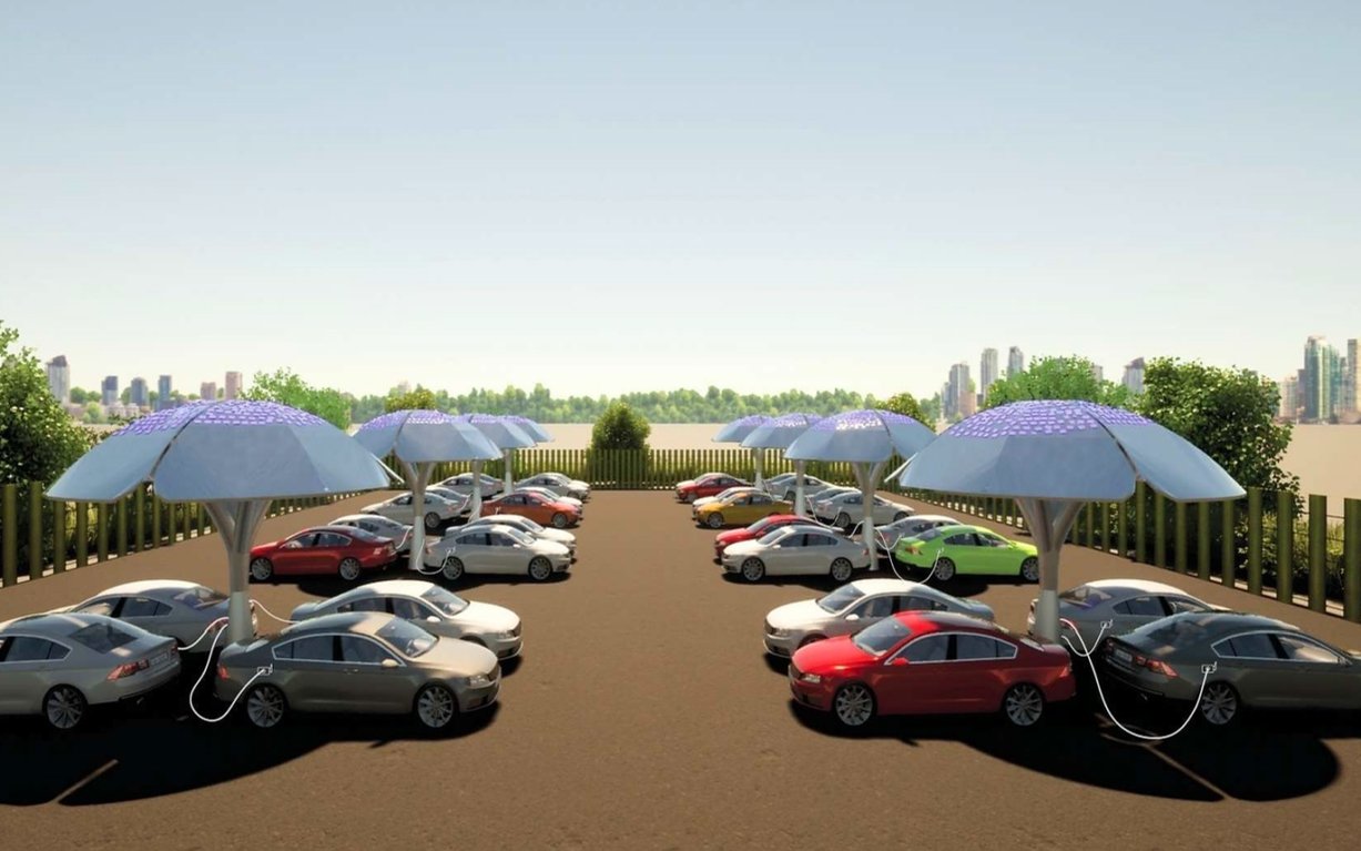 UK firm unveils solar energy "trees"