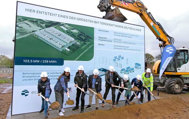 Eco Stor breaks ground on 238-MWh battery project in Germany