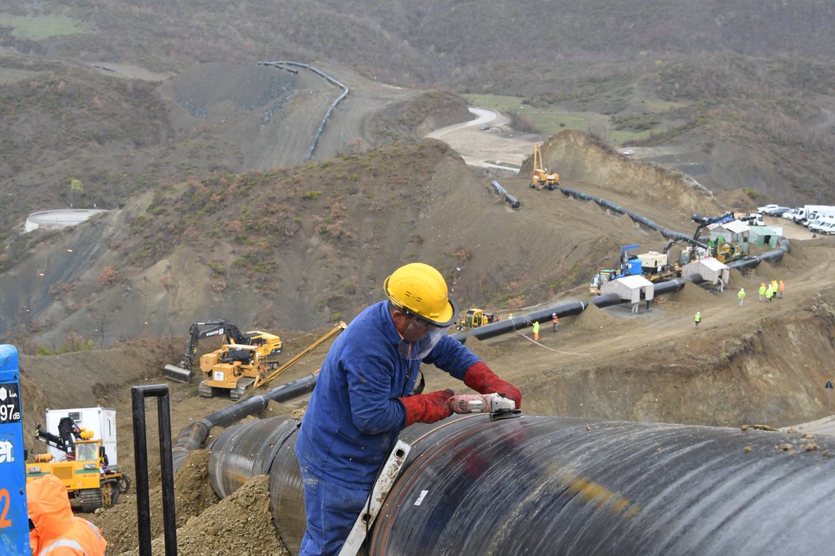 Over 72 of TAP gas pipeline project completed report